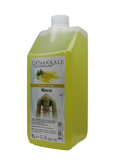 Çanakkale Kolonyaları Mimoza Çiçeği Kolonyası 1 L
