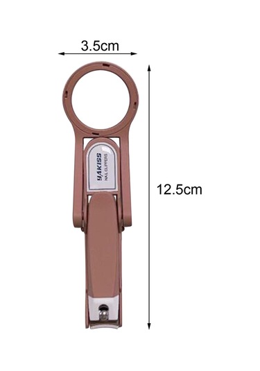 Dolıty Erkekler Ve Kadınlar Için Büyüteçli Tırnak Kahve