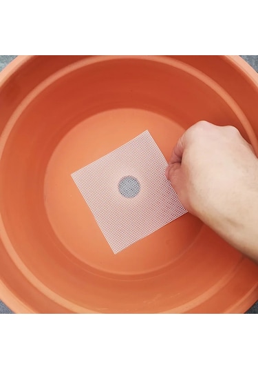 10x10cm 100 Adet-saksı Delik Örgü Pedi, Bonsai Saksısı Alt Izgara Mat, Toprak Kaybını Önler, Nefes Alabilen Yayılım İstasyonu, 10 Adet, 100 Adet