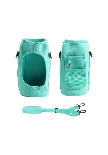 Neopren Su Şişesi Taşıyıcı Kılıfı Askılı Ve Cep Telefonu Tutuculu - Büyük Kapasiteli Sırt Çantası