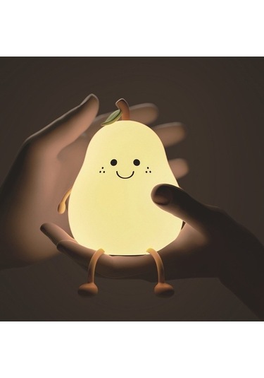 Dancemonkey 7 Renkli Değişim Armut Gece Lambası - Beyaz01 2 2