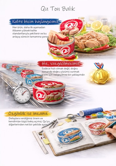 Qu Acılı Ton Balığı 6 x 160 G