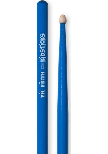 VICFIRTH KIDS BAGET (ÇİFT) KIDSTICK MAVİ, HICKORY, 0.520"x13" ,