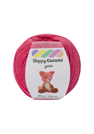 Happy Yarn Happy Gurumi Amigurumi Örgü İpi 50gr 130m Gülpembe