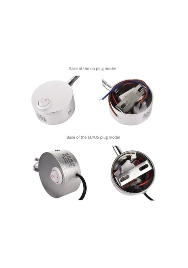 Besthome1 3w Led Duvar Lambası, Esnek Anahtar, Alüminyum Kasa, 7.5cm Çap X 29cm Boy, Siyah Siyah