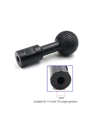 Xindoker 14mm Ahşap Oyma Ve Parlatma İçin Çok Amaçlı Küresel Taşlama Ucu - Krom Vanadyum Alaşım