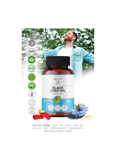 Erbatab Çörek Otu Yağı 60 Kapsül