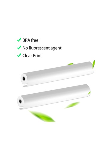 Geeksen Taşınabilir Termal Yazıcı İçin A4 Termal Kağıt 5 Rulo 6m,φ30mm Bpf İçermeyen M