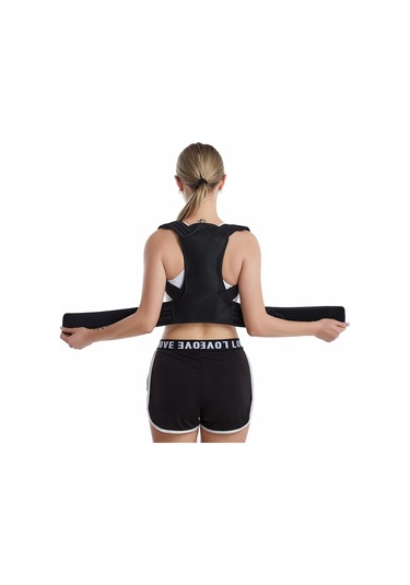 Mk-068 Sırt Duruş Düzeltme Kemeri Kamburluk Önleyici Nefes Alabilir Görünmez Düzeltici