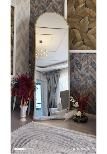 Dekoratif Ayna Boy Aynası 60x180 GÜMÜŞ