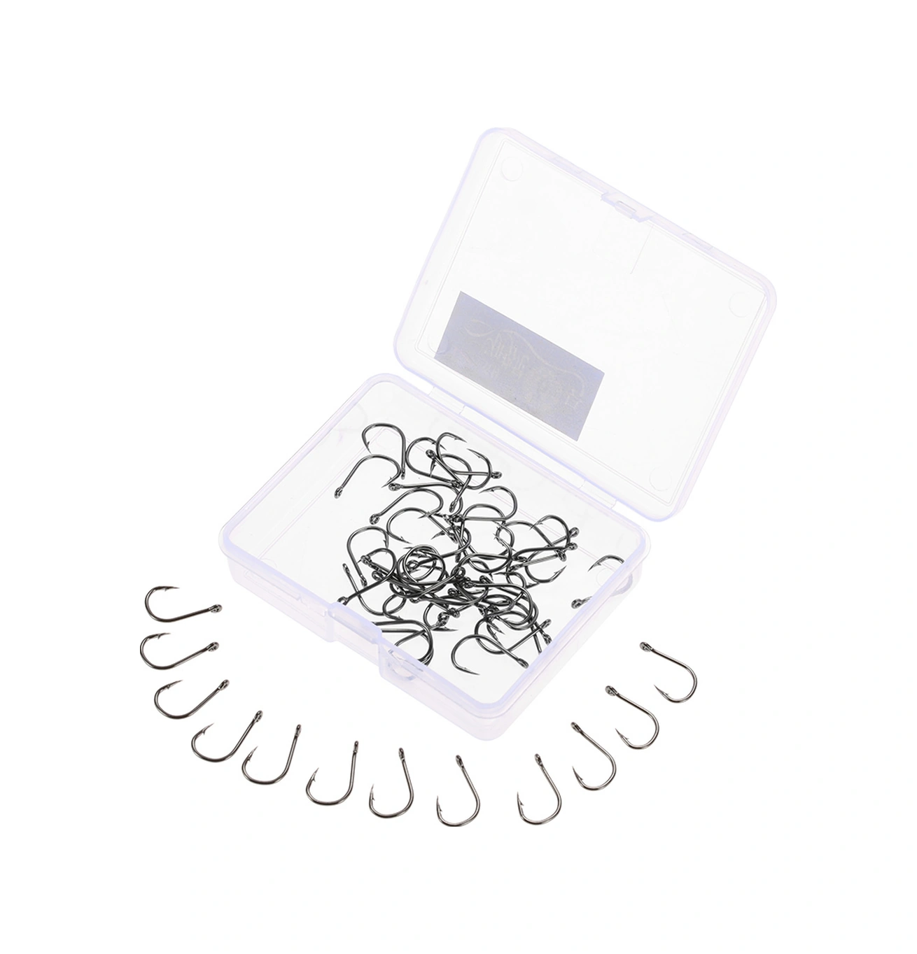 Dianziye Karbon Çelik Ise Ni Okuçaklı Olta İğnesi, 40 Adet Kutulu, Dayanıklı Ve Güçlü, 6 Numara