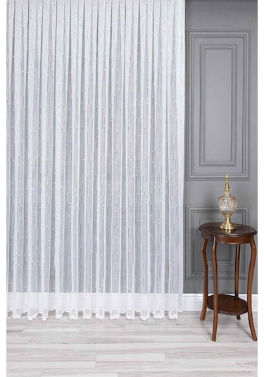 Evdepo Home Kullanıma Hazır Örme Tül Perde (540740972)