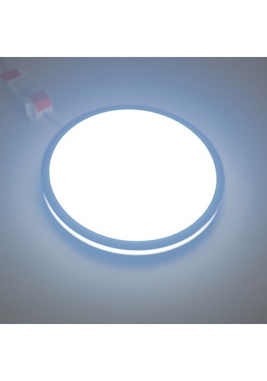 Yüksek Lümenli 34 Watt Ayarlı Sıva Altı Siyah Çerçeveli Panel Led Ilık Beyaz