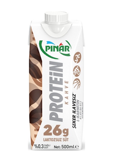 Pınar Protein Kahveli Süt 5 x 500 ML