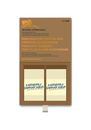 Rengin Suar Kantaronlu Zeytinyağı Sabunu 2 x 100 G