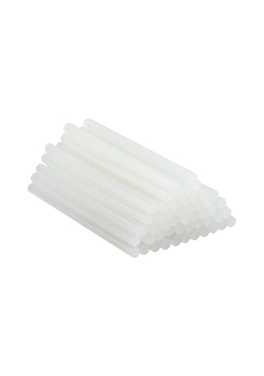 20 Adet Kalın Şeffaf Mum Silikon Mum Tutkal Sıcak Silikon 11 Mm Çapında 30 Cm