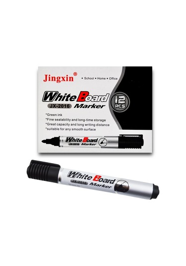 Linea Beyaz Tahta Kalemi Jx-2016 Siyah 12 Adet