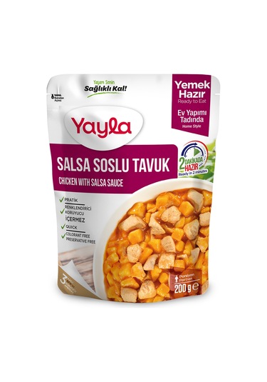 Yayla Yemek Hazır Salsa Soslu Tavuk 200 G