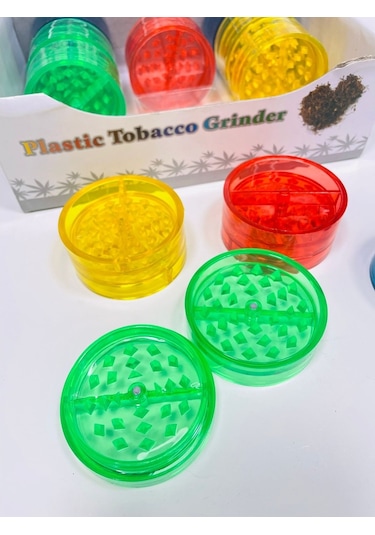 Plastik Tutunöğütücü Grinder /2Parça-55Mm