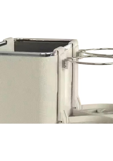 Magideal Suntek Araba Kol Dayama Saklama Kutusu Bej-4'lü-bardaklık