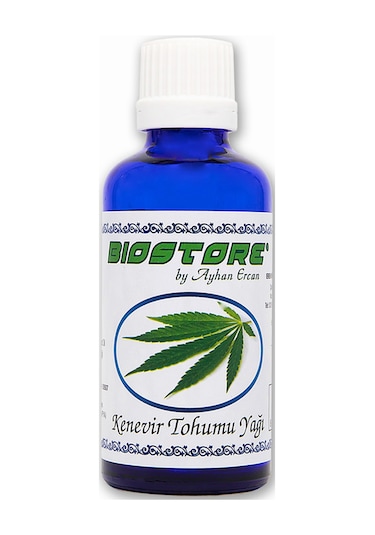 BioStore Soğuk Sıkım Hemp Seed Kenevir Tohumu Yağı 50 ML