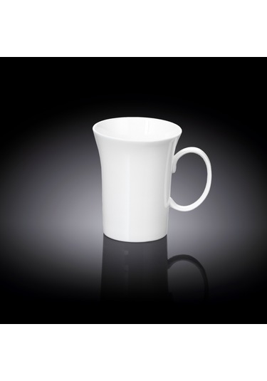 Wilmax England İngiliz Mug Beyaz Kupa 350ml Porselen Tekli