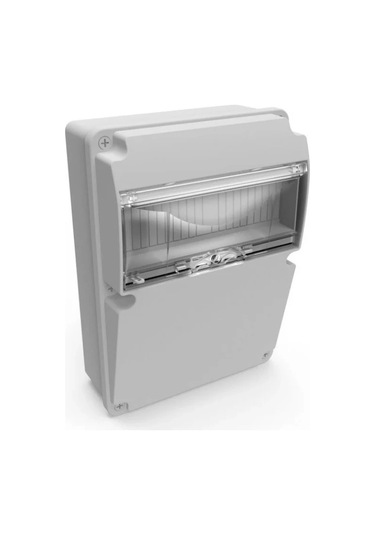 Mutlusan 225x311x132 Kombinasyon Kutusu Termoplastik Gri Boş