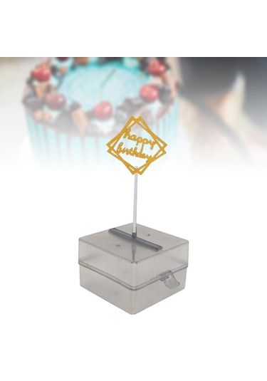 Suntek Plastik Kek Kumbarası Güvenli Para Çekme Mezuniyet Ve