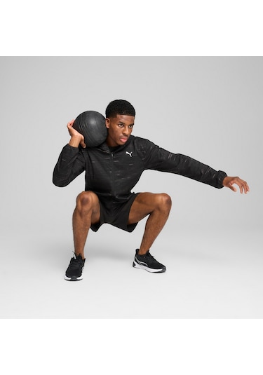 Puma Tad Essentıals Aop Erkek Dokuma Ceket 526734 01 Siyah