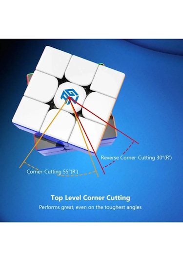 Gan 356 Rs Orjinal Profesyonel Magıc Speed Cube -gan 3x3x3 Rubık Profesyonel Zeka Sabır Küpü