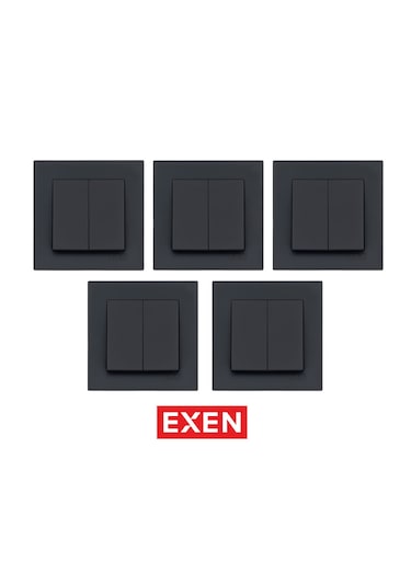 Exen Füme Komütatör Mekanizma Çerçeve Dahil 5adet ANAHTAR