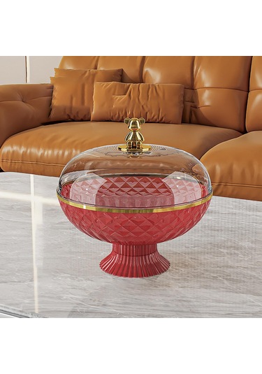 Suntek Meyve Sepeti Tabağı Sebze Depolama Mutfak Kırmızı Kırmızı