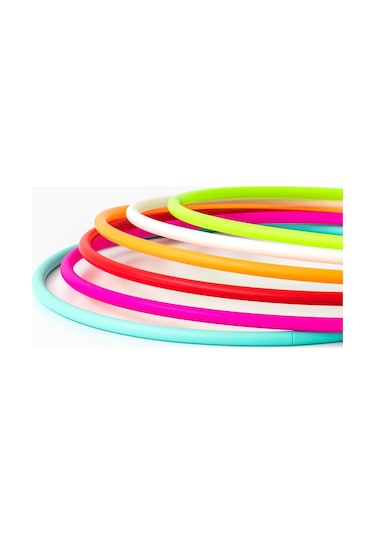 10 Adet Hulahop Çember 60 CM Hulahoop 10'lu Hula Hop Renkli