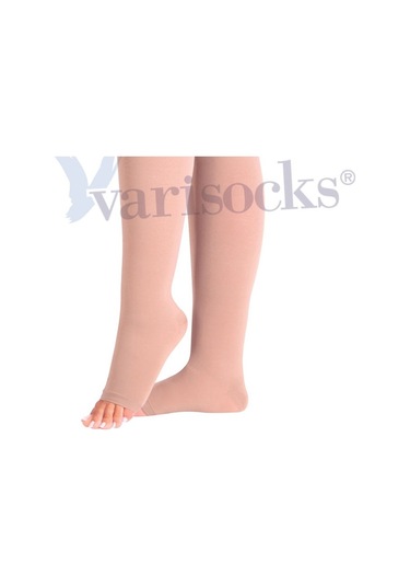 Orta Basınç Ccl 2 Diz Üstü Burnu Açık Varis Çorabı Diz Üstü Çorap