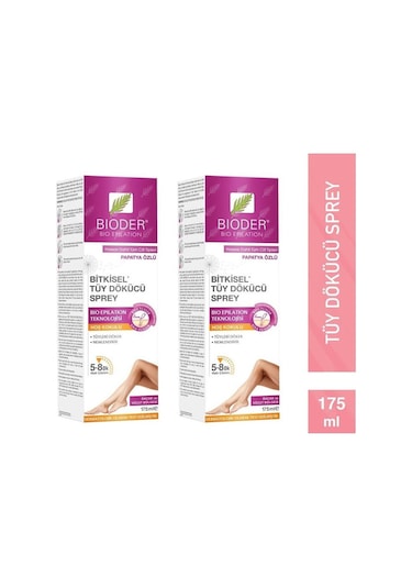 Bioder Bitkisel Tüy Dökücü Sprey 2 x 175 ML