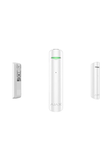 Ajax Glassprotect Kuyumcu Mikrofonlu Kablosuz Cam Kırılma Dedektörü Beyaz