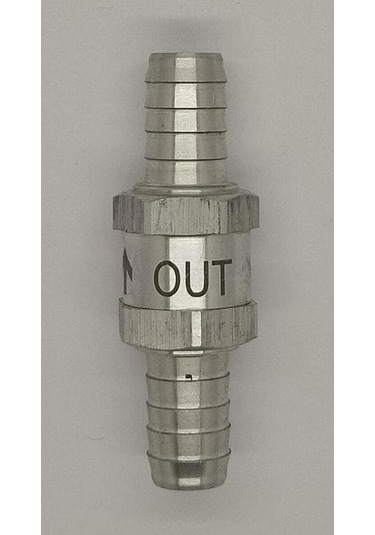 12 Mm Alüminyum Yakıt Çekvalfi - 2 Adet Kelepçe