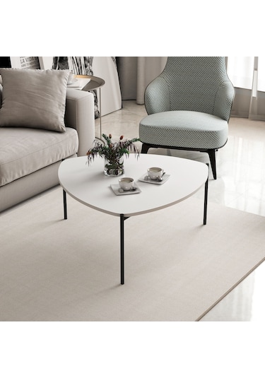 Minar Lenny Orta Sehpa - Beyaz