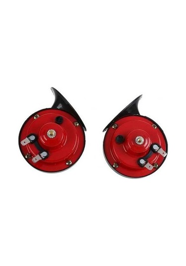 Novahub 2 Adet 24v Evrensel Çift Tonlu Korna, Metal + Abs, Suya Dayanıklı, Yüksek/düşük Sesli, Araba Motosiklet Kornası