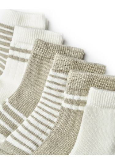 Csyc1002 Bebek Çorap %100 Organik Pamuk Bebek - Yenidoğan - Csyc1002 Yeşil