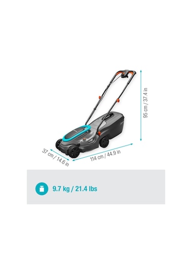 Gardena 14633-20 Powermax 32/1200 G2 Elektrikli Çim Biçme Makinesi