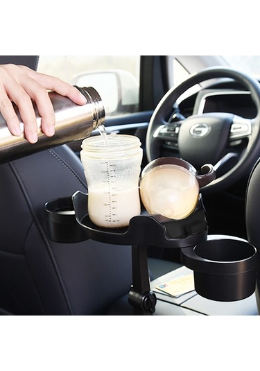 Cbtx Sc222 Çok Fonksiyonlu Uzun Kol Araba Bardak Tutucu Genişletici Döner Ayarlanabilir Tabanlı Yiyecek İçecek Tepsisi