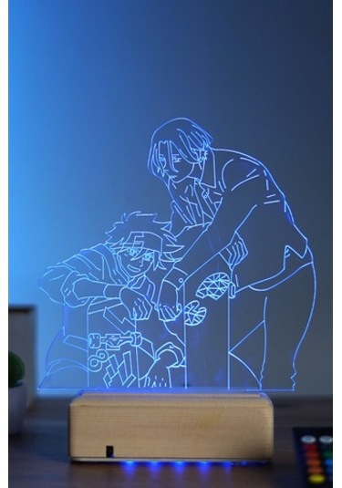 Sk8 The Infinity Reki & Langa 16 Renk Anime Gece Lambası