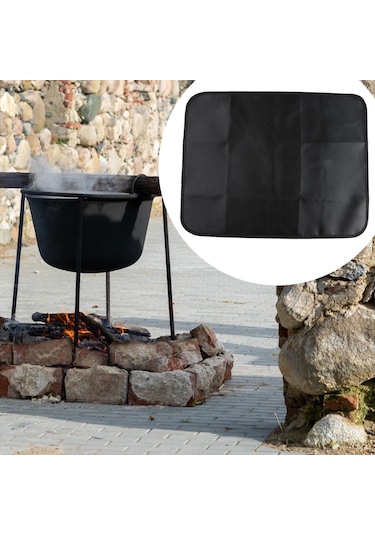 Suntek Şömine Matı Yangına Dayanıklı Izgara Altı Büyük