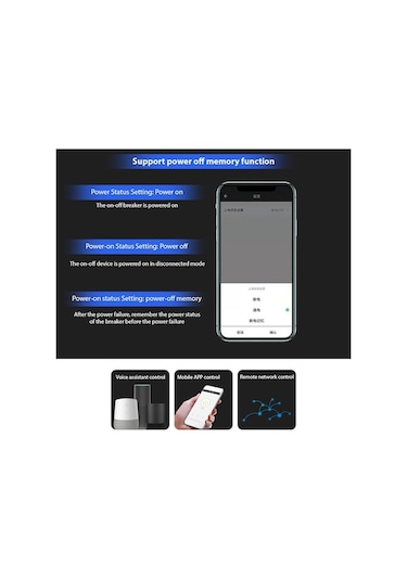 Dancemonkey Akıllı Wifi Anahtarı - 16a Çift Yönlü, Tuya Zamanlayıcı Ve Sesli Komut/ Beyaz