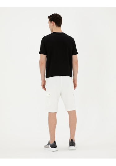Pierre Cardin Erkek Ekru Şort Örme 50288263-vr019 Ekru