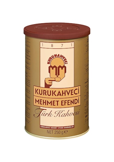 Kurukahveci Mehmet Efendi Türk Kahvesi Teneke 6 x 250 G