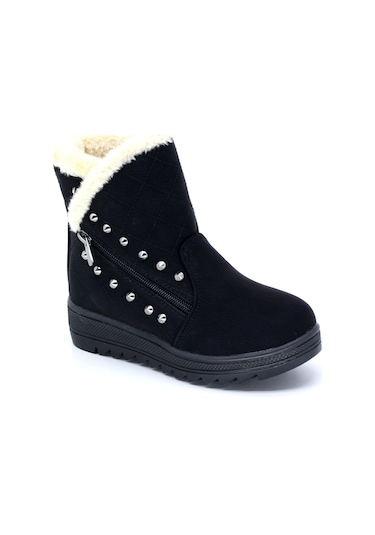 Trendyshose 6411 Kız Çocuk Içi Kurklu Kaymaz Taban Bot