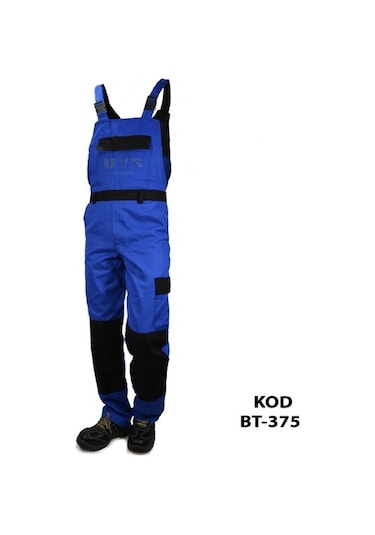 Iş Tulumu Bahçıvan Ilave Dizlikli Mavi