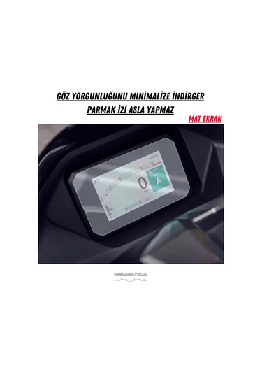 Honda Pcx Dx 2025 Dijital Gösterge Uyumlu Mat Ekran Koruyucu